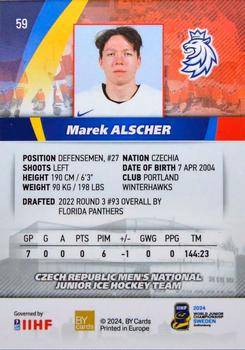 2024 BY Cards IIHF World Junior Championship #59 Marek Alscher Back