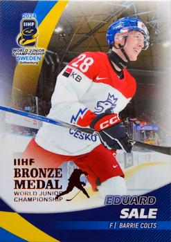 2024 BY Cards IIHF World Junior Championship #72 Eduard Sale Front