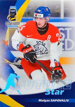 2024 BY Cards IIHF World Junior Championship - Future Stars #FS8 Matyas Sapovaliv Front