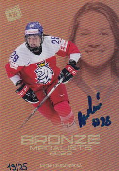 2022-23 Moje karticky Czech Ice Hockey Team - Bronze Medalists Women 2022 Autographs #BM-18 Noemi Neubauerova Front