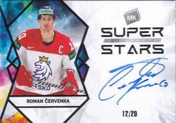 2022-23 Moje karticky Czech Ice Hockey Team - Super Stars Autograph Silver #SSA-2 Roman Cervenka Front