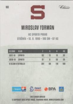 2019-20 OFS Classic - Silver - EXPO Ostrava #165 Miroslav Forman Back