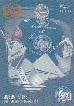 2019-20 OFS Classic - Black Rainbow - FIRST DAY ISSUE #26 Justin Peters Front