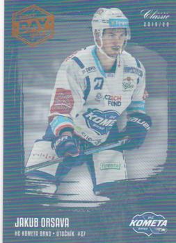 2019-20 OFS Classic - Black Rainbow - FIRST DAY ISSUE #62 Jakub Orsava Front