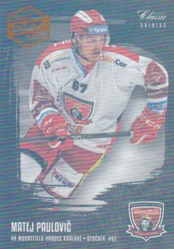 2019-20 OFS Classic - Black Rainbow - FIRST DAY ISSUE #89 Matej Paulovic Front