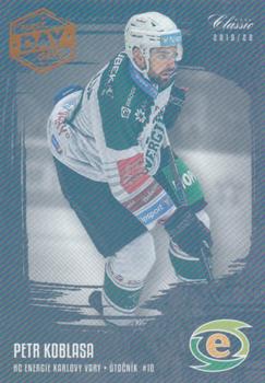 2019-20 OFS Classic - Black Rainbow - FIRST DAY ISSUE #205 Petr Koblasa Front