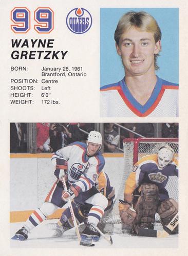 1983-84 Edmonton Oilers #NNO Wayne Gretzky Front
