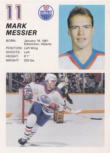 1983-84 Edmonton Oilers #NNO Mark Messier Front