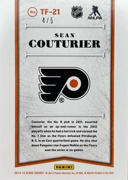 2013-14 Score - The Franchise 2013 National #TF-21 Sean Couturier Back