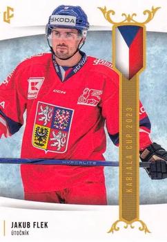 2024 Legendary Cards Expectations Road to Prague - Karjala Cup 2023 #EHK-03 Jakub Flek Front