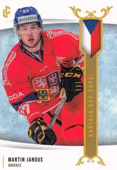 2024 Legendary Cards Expectations Road to Prague - Karjala Cup 2023 #EHK-05 Martin Jandus Front