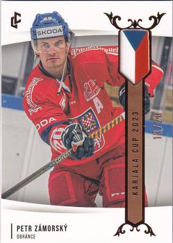 2024 Legendary Cards Expectations Road to Prague - Karjala Cup 2023 Gold #EHK-27 Petr Zamorsky Front