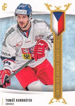 2024 Legendary Cards Expectations Road to Prague - Swiss Ice Hockey Games 2023 #EHS-11 Tomas Kundratek Front