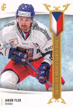 2024 Legendary Cards Expectations Road to Prague - Swiss Ice Hockey Games 2023 #EHS-13 Jakub Flek Front