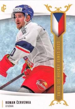 2024 Legendary Cards Expectations Road to Prague - Swiss Ice Hockey Games 2023 #EHS-14 Roman Cervenka Front