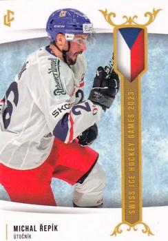 2024 Legendary Cards Expectations Road to Prague - Swiss Ice Hockey Games 2023 #EHS-17 Michal Repik Front
