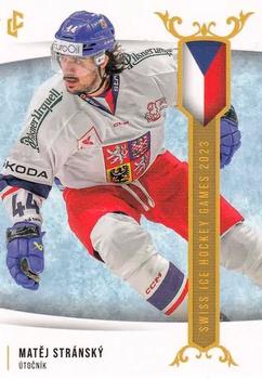 2024 Legendary Cards Expectations Road to Prague - Swiss Ice Hockey Games 2023 #EHS-21 Matej Stransky Front