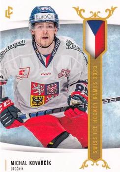 2024 Legendary Cards Expectations Road to Prague - Swiss Ice Hockey Games 2023 #EHS-23 Michal Kovarcik Front