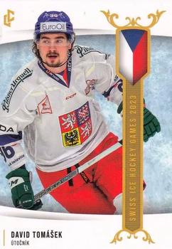 2024 Legendary Cards Expectations Road to Prague - Swiss Ice Hockey Games 2023 #EHS-25 David Tomasek Front