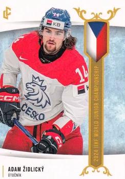 2024 Legendary Cards Expectations Road to Prague - IIHF World Junior Championship 2024 #U20-10 Adam Zidlicky Front