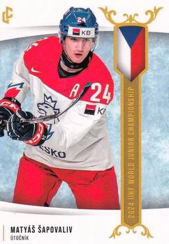 2024 Legendary Cards Expectations Road to Prague - IIHF World Junior Championship 2024 #U20-19 Matyas Sapovaliv Front