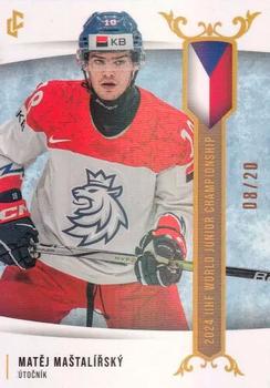 2024 Legendary Cards Expectations Road to Prague - IIHF World Junior Championship 2024 Rainbow #U20-14 Matej Mastalirsky Front