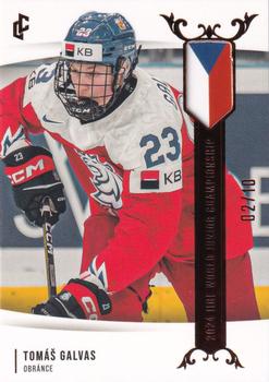 2024 Legendary Cards Expectations Road to Prague - IIHF World Junior Championship 2024 Red #U20-18 Tomas Galvas Front