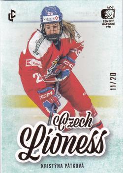 2024 Legendary Cards Expectations Road to Prague - Czech Lioness Gold #LI-05 Kristyna Patkova Front