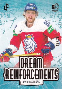 2024 Legendary Cards Expectations Road to Prague - Dream Reinforcements Gold #DR-01 David Pastrnak Front