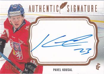 2024 Legendary Cards Expectations Road to Prague - Authentic Signature Gold #AS-17 Pavel Kousal Front