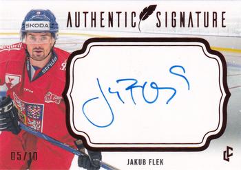 2024 Legendary Cards Expectations Road to Prague - Authentic Signature Red #AS-05 Jakub Flek Front