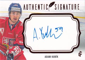 2024 Legendary Cards Expectations Road to Prague - Authentic Signature Red #AS-19 Adam Kubik Front