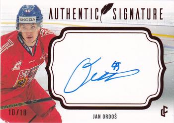 2024 Legendary Cards Expectations Road to Prague - Authentic Signature Red #AS-25 Jan Ordos Front