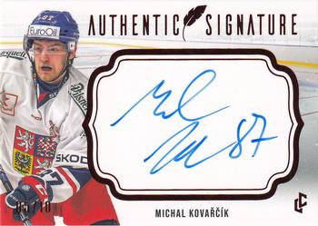 2024 Legendary Cards Expectations Road to Prague - Authentic Signature Red #AS-26 Michal Kovarcik Front