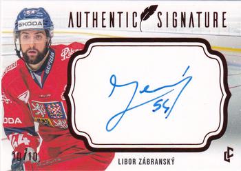 2024 Legendary Cards Expectations Road to Prague - Authentic Signature Red #AS-33 Libor Zabransky Front