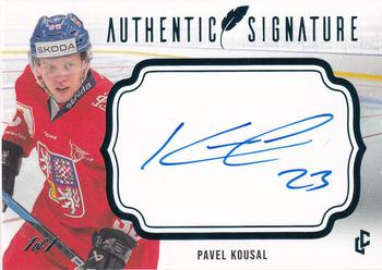 2024 Legendary Cards Expectations Road to Prague - Authentic Signature Turquoise #AS-17 Pavel Kousal Front