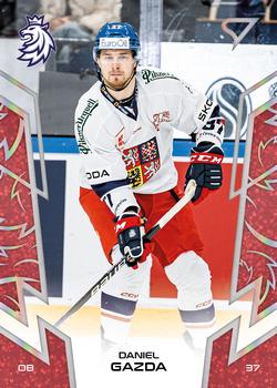 2024 SportZoo Hokejové Česko - Red #10 Daniel Gazda Front