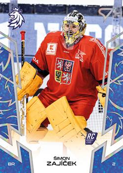 2024 SportZoo Hokejové Česko - Blue #07 Simon Zajicek Front