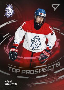 2024 SportZoo Hokejové Česko - Top Prospects #TP-4 Adam Jiricek Front