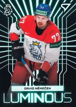 2024 SportZoo Hokejové Česko - Luminous #LS-12 David Nemecek Front
