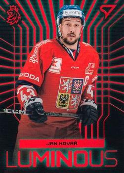 2024 SportZoo Hokejové Česko - Luminous Red #LS-20 Jan Kovar Front