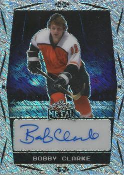 2024 Leaf Metal Hockey Legends - Base Autographs Diagonal Shimmer Silver #BA-BC1 Bobby Clarke Front