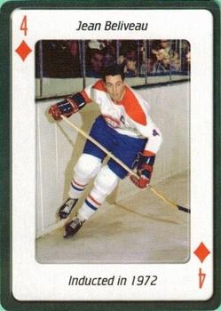 2006 Hockey Hall of Fame Playing Cards #4♦ Jean Beliveau Front