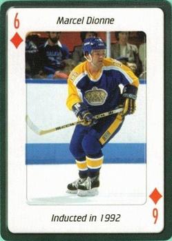 2006 Hockey Hall of Fame Playing Cards #6♦ Marcel Dionne Front