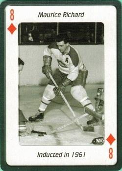 2006 Hockey Hall of Fame Playing Cards #8♦ Maurice Richard Front