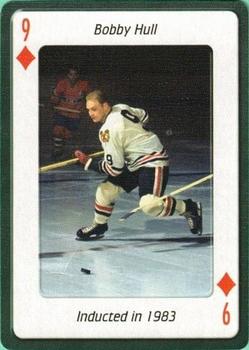 2006 Hockey Hall of Fame Playing Cards #9♦ Bobby Hull Front