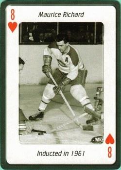 2006 Hockey Hall of Fame Playing Cards #8♥ Maurice Richard Front