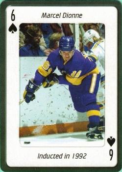 2006 Hockey Hall of Fame Playing Cards #6♠ Marcel Dionne Front