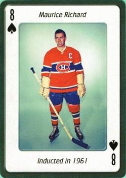 2006 Hockey Hall of Fame Playing Cards #8♠ Maurice Richard Front