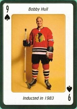 2006 Hockey Hall of Fame Playing Cards #9♠ Bobby Hull Front